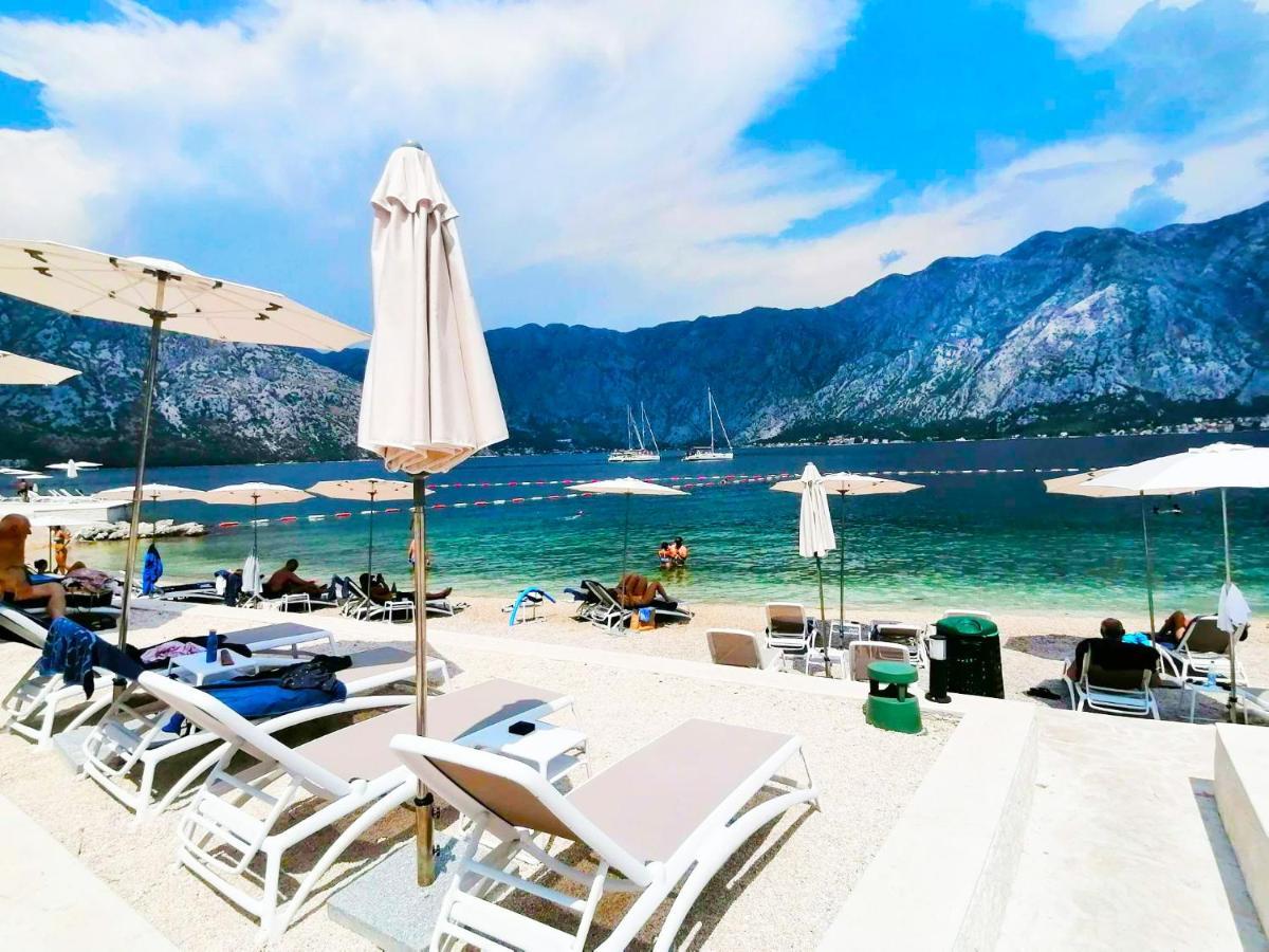 Bay Of Kotor View Apartment With Pool Prčanj Extérieur photo